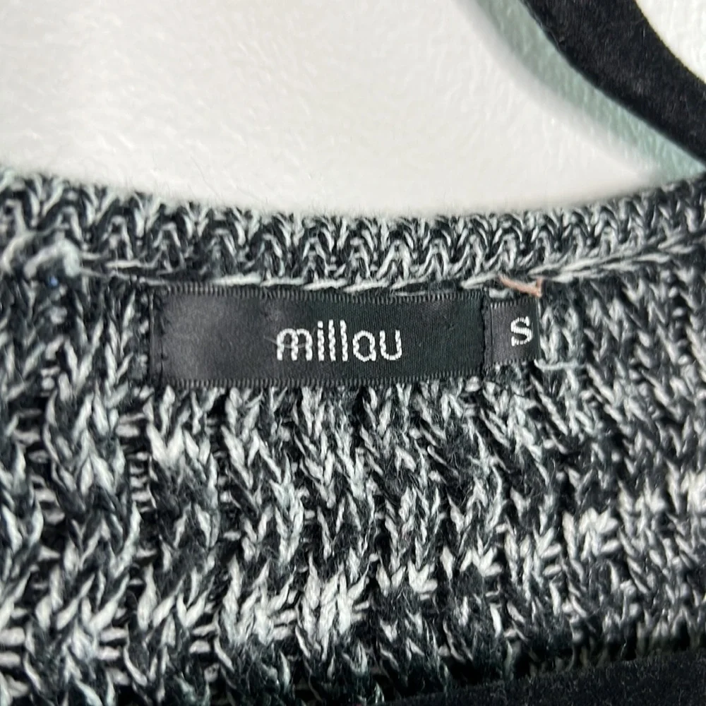 MILLAU Oversized chunky knit large button front Cardigan with pockets size Med